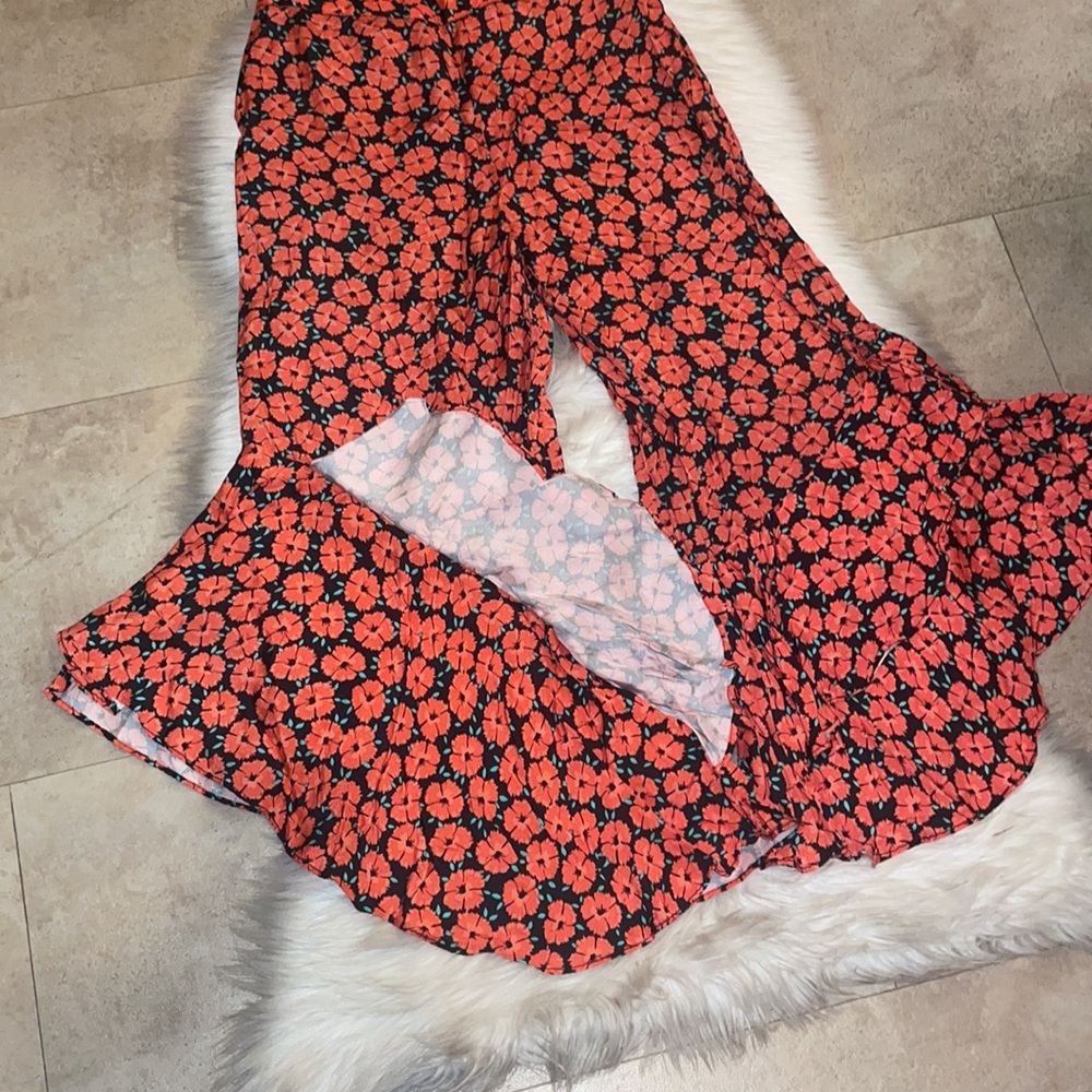 Ett:twa by Anthropologie Floral Wide Pants - Picture 6 of 10